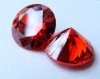 Wholesale Garnet Round Synthetic Gemstone Cubic Zirconia