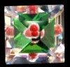 Wholesale Square shaped multi-color gem stones jewelry