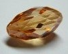 Wholesale Champagne oval shaped cubic zirconia stone