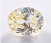 Wholesale Light Yellow Oval CZ cubic zirconia Gemstone