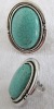 ANTIQUIE SILVER RINGS WITH TURQUOISE STONES