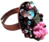 Wholesale CMY-HuiMei R24261598 Fashion Polymer Clay Flower Ring
