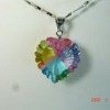 Wholesale Heart shaped multi-color cubic zirconia stone