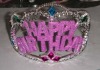 Wholesale Fashion plated party plastic tiara/ flashing princess crown