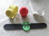 Wholesale custom slap bracelets ,customized pvc slap bracelets
