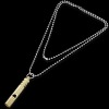 Wholesale fashion mini whistle charm necklace