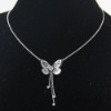 Wholesale butterfly alloy necklace with chains