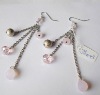 Wholesale 2011 Acrylic beads chandelier earring with latest design Wedding earring