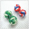 Handmade silk knot cufflinks