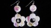 Wholesale Color printing plastic earrings