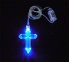 Wholesale Cross Shape LED Flashing Necklace