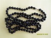 Wholesale Black Glass Faceted Bead Necklace