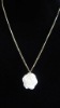 Wholesale White acrylic roses pendant