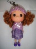 Wholesale little girl pendant/key chain with purse