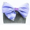 Wholesale fashion purple bow hair clip