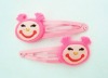 Wholesale Cheap double soft pvc hair clips for girl