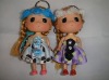 Wholesale little girl pendant/key chain with purse