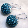 2011 new design crystal ball earrings DR80067E Accept by PayPal