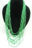 Wholesale glass beaded fashion necklace jewelry (A03)