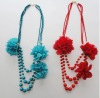 Wholesale fashion handmade flower neckalce