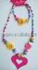 Wholesale Multicolor wooden jewelry set (QXJS11085)
