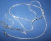 Wholesale 1.2mm silver snake chain necklace