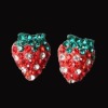 Wholesale 925 Sterling Silver Crystal Stud Earring DR800080E Accept by PayPal