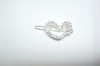 Charming Hart-Shape Flower Alloy Rhinestone Hair Pins