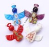 Wholesale murano glass pendant,Gold Sand, Angel