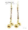 Wholesale gold plating earrings/fashion earrings/metal earrings