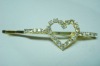 Charming Plain Decent Hart-Shape Rhinestone Hair Pins