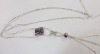 Wholesale chain glass rhinestone necklace
