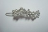 Charming Plain Decent Alloy Flower Rhinestone Hair Pins