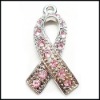 Wholesale Fashion ribbon silver charms,silver jewelry