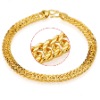 Wholesale gold plated bracelet (81207-18)