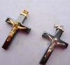 Wholesale Hematite Cross pendant CYP00003,Gold Jesu Hematite Cross pendant, Silver Jesu Hematite Cross Pendant