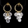 Wholesale Fashion crystal earrings,gold earrings,crystal jewellery