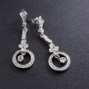 Wholesale Fashion rhinestone earrings,silver earrings, jewellery designers