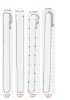 Wholesale 2011 Newest Fashion Copper Rhodium Plated Necklace
