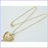 Wholesale fashion pendants,gold charm necklace, jewelry,fashion heart series of jewelry,promotion gifts,festival gifts