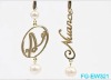 Fashion Large Alloy Hoop Earring