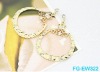 Fashion Large Alloy Hoop Earring