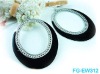 Fashion Large Alloy Hoop Earring