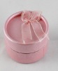 Wholesale Pink round ring box display case 54mm