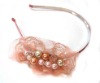 Hairband with colored pearl