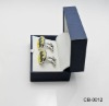 Men's Fashion Paper Plastic Cufflinks Box