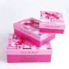 Wholesale pink beautiful carton box