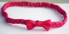 Wholesale Braid Fabric Bowknot Elastic Headbands Girls Ladies Headbands