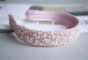 Wholesale Wire Pearls Fabric Beads Elastic Headbands Girls Ladies Headbands