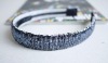 Wholesale Stripe Bugled Glass Beads Headbands Girls Ladies Headbands